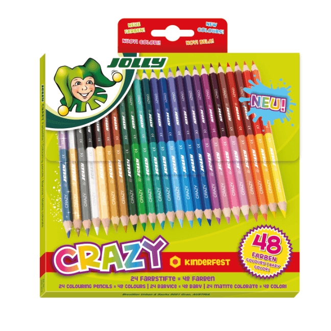 Двусторонние цветные карандаши Jolly 3000-0518