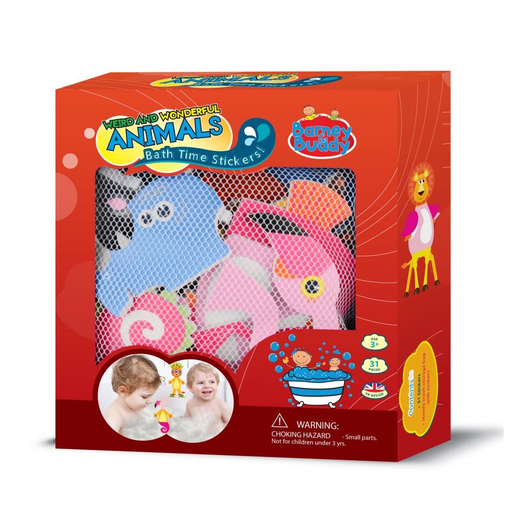 Vannas uzlīmes Dzīvnieki Barney & Buddy BAB011