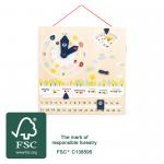 Izglitojošs pulkstenis-kalendārs 